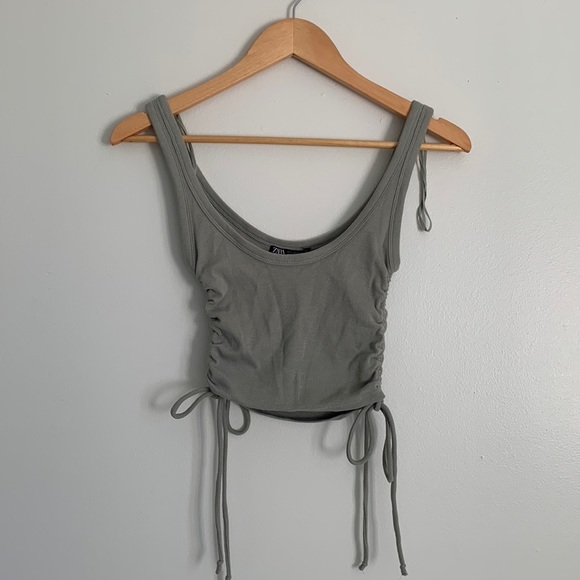 Zara Tank top with side ties - Picture 1 of 3